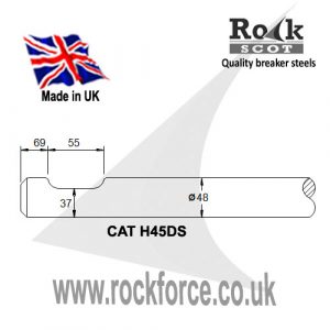 CAT H45DS breakersteel